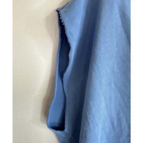 AERIE Women's Thrashed Blue Sweatshirt Medium NWT - Picture 4 of 9